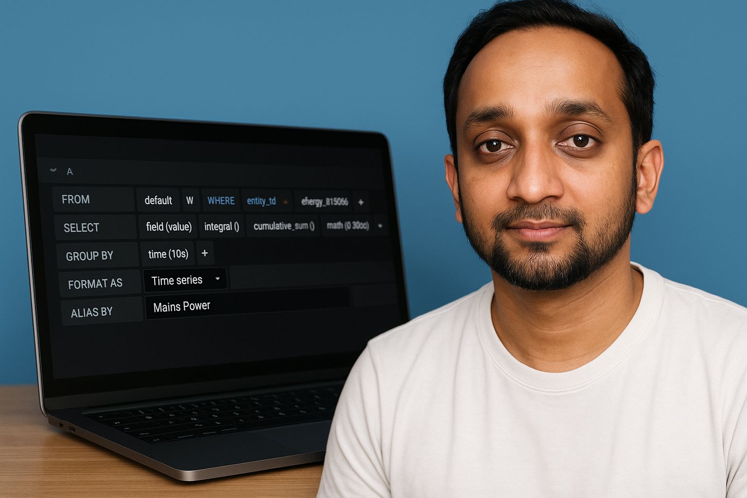 Fremtidig vekst med grønne piler og en graf på en bærbar PC.